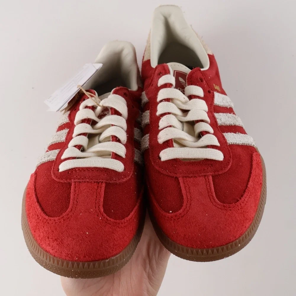 Adidas Samba OG TAL Hahoe Mask Red White Suede Sneakers 5.5 NWT